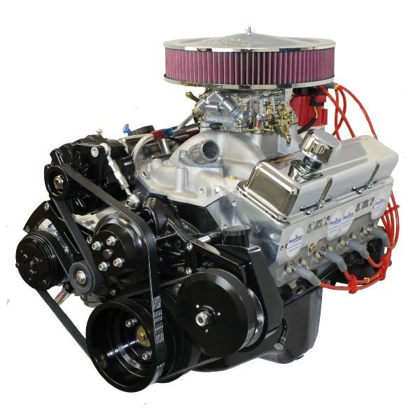 SBC 350 Crate Engine 390 HP - 410 Lbs Torque w/Carburetor