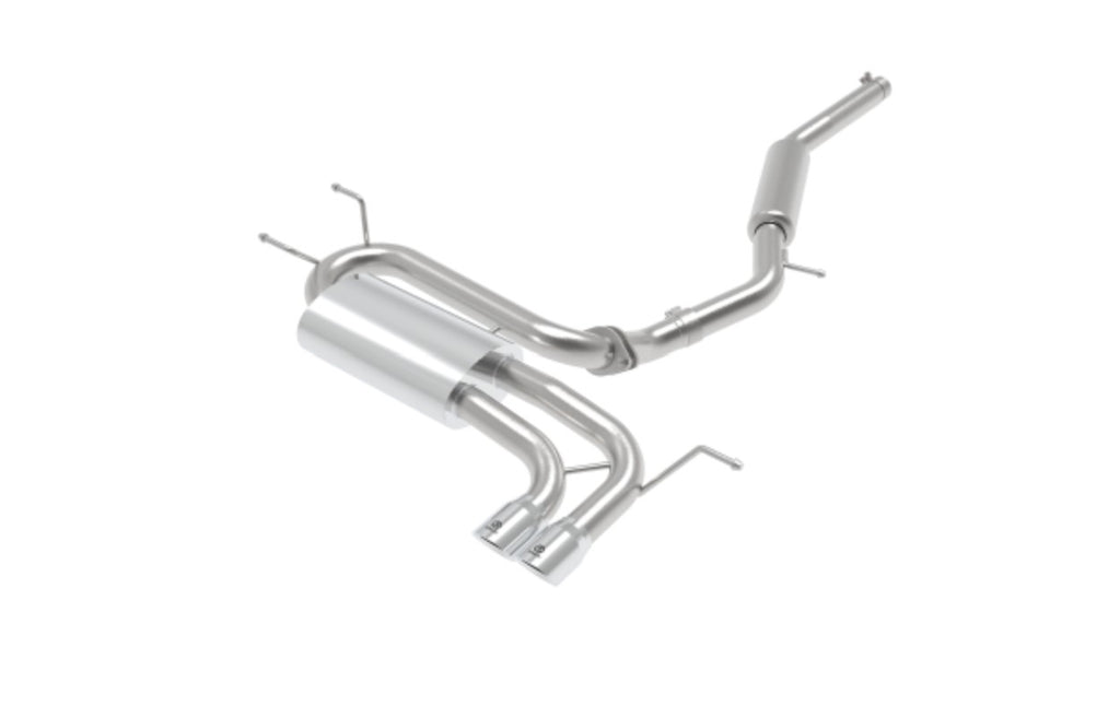 aFe Takeda 2-1/2in SS-304 Cat-Back Exhausts w/ Polished Tip Mazda MX-5 Miata ND 2.0T