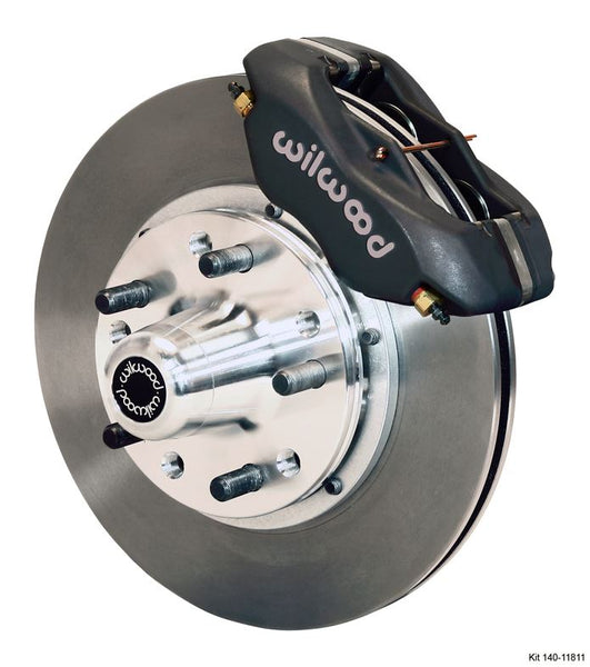 Wilwood - Forged Dynalite Pro Series Front Undrilled Disc Brake Kit (Black Calipers)