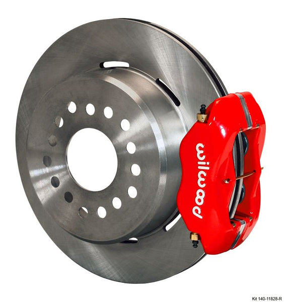 Wilwood - Forged Dynalite Rear Parking Disc Brake Kit (Red Calipers)