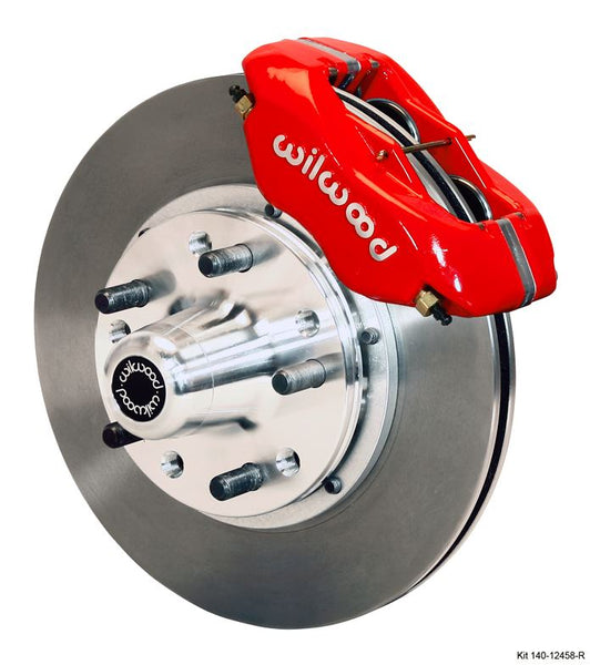 Wilwood - Forged Dynalite Pro Series Front Undrilled Disc Brake Kit (Red Calipers)