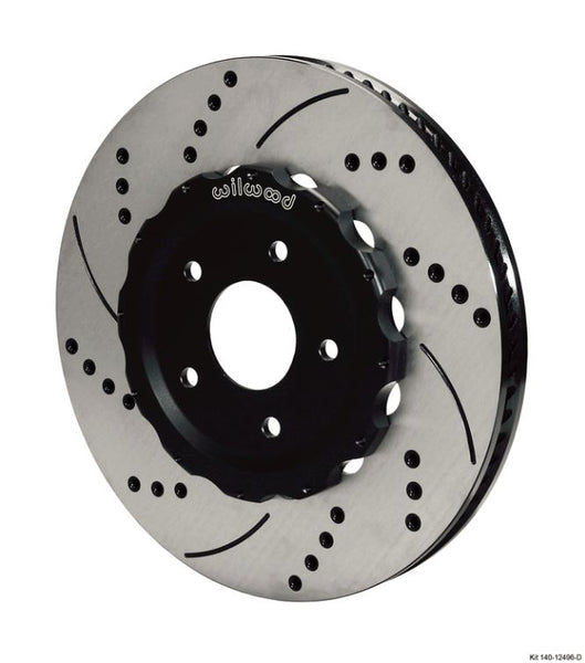 Wilwood - Promatrix Front Slotted & Drilled Replacement Rotor Kit (Black Calipers)
