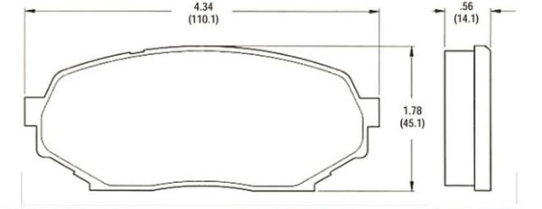 Brake Pads Front Pads Miata NA (Gen 1) 1990 - 1993